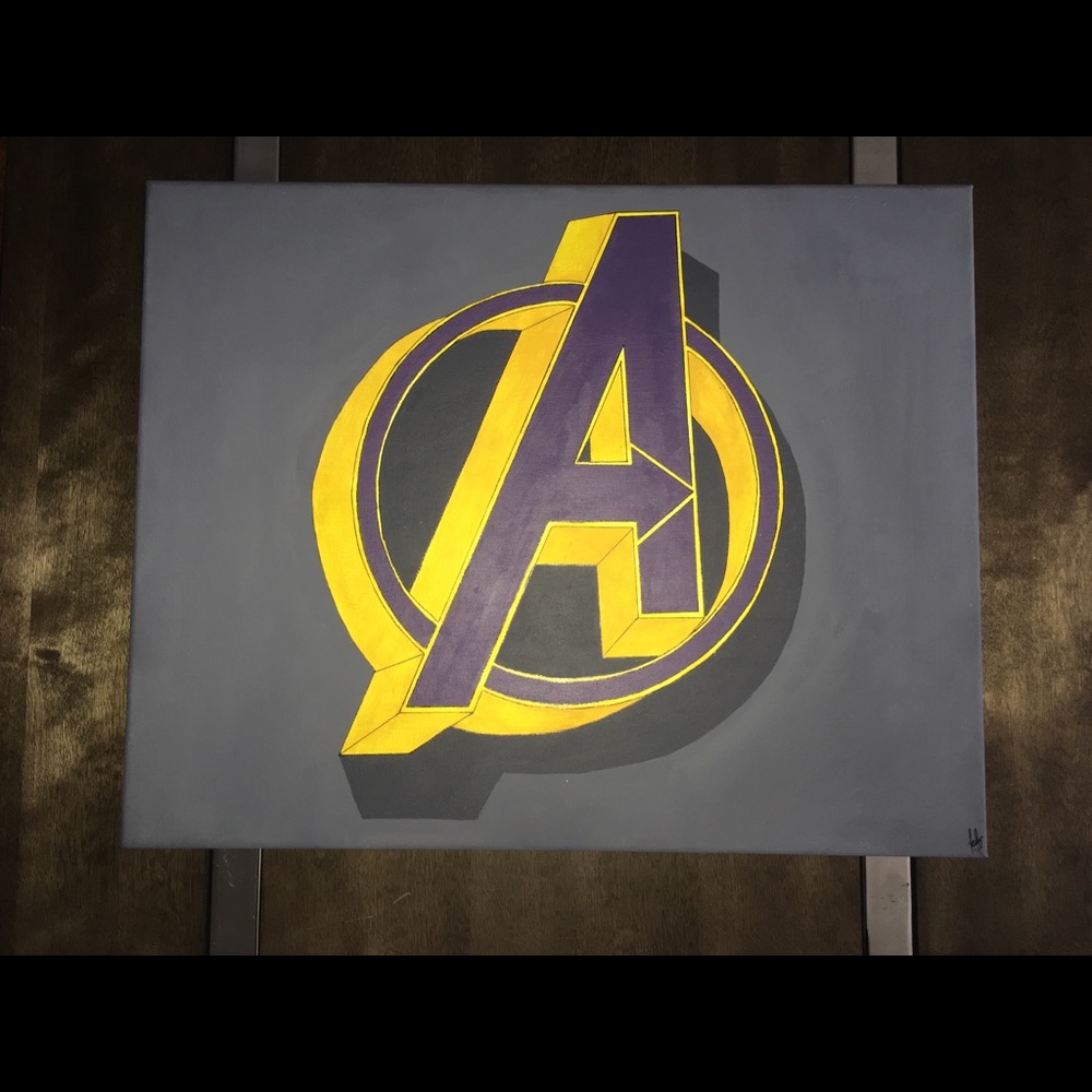 Avengers Endgame painting